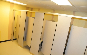 Vách ngăn vệ sinh giá rẻ ngày càng được sử dụng phổ biến Vách ngăn vệ sinh giá rẻ ngày càng được sử dụng phổ biến